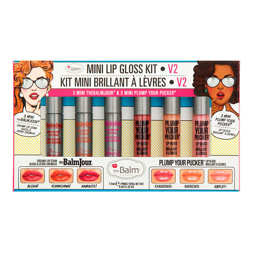THEBALM: طقم اللمعان الصغير V2، 3 قطع + 3 قطع