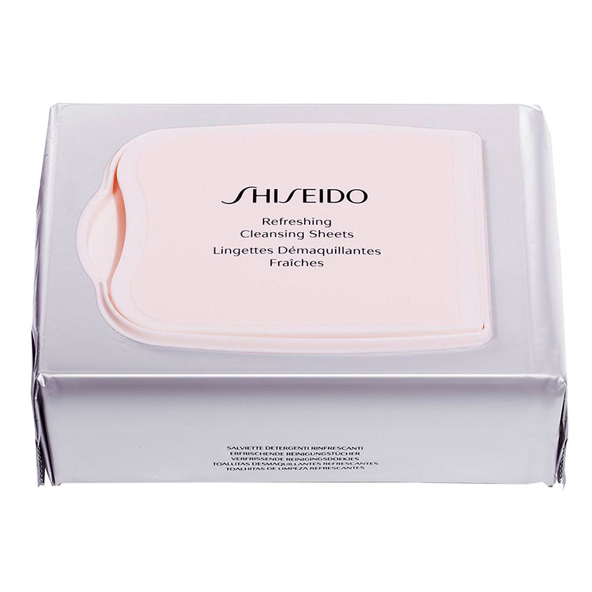 SHISEIDO أوراق تنظيف منعشة للعناية بالبشرة