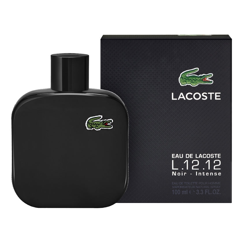LACOSTE لكوست إيو دو لكوست إل.12.12 نوار – إنتنس، ماء تواليت سبراي 100 مل – شراء أونلاين