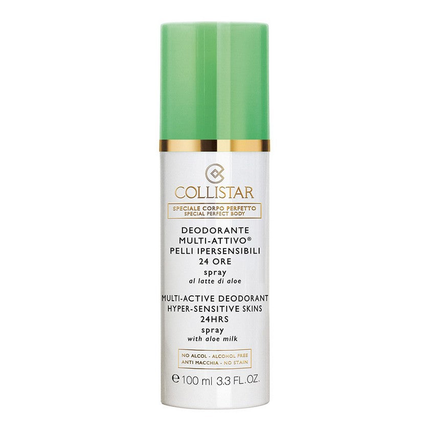 COLLISTAR MULTIACTIVE DEODORANT HYPER SENSITIVE SKIN SPRAY/ALOE MILK 100ml
