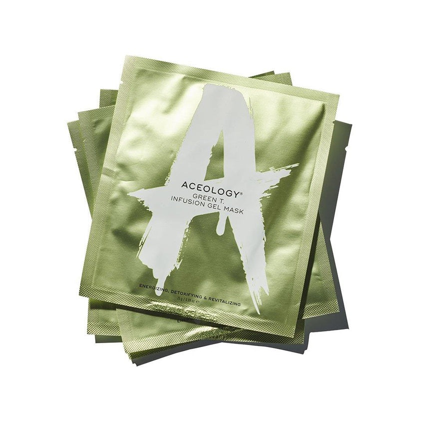 ACEOLOGY GREEN T. INFUSION GEL MASK (4 PACK) – buy online