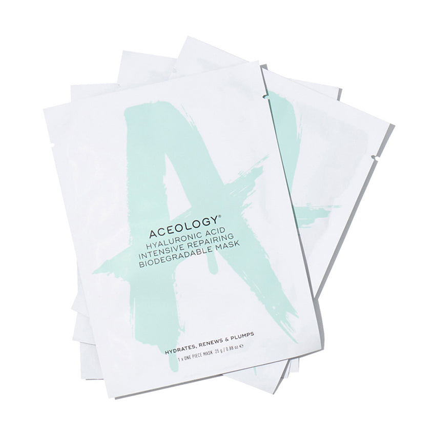 ACEOLOGY أسيولوجي ماسك مرطب مكثف بحمض الهيالورونيك القابل للتحلل، 4x25 جرام – شراء أونلاين