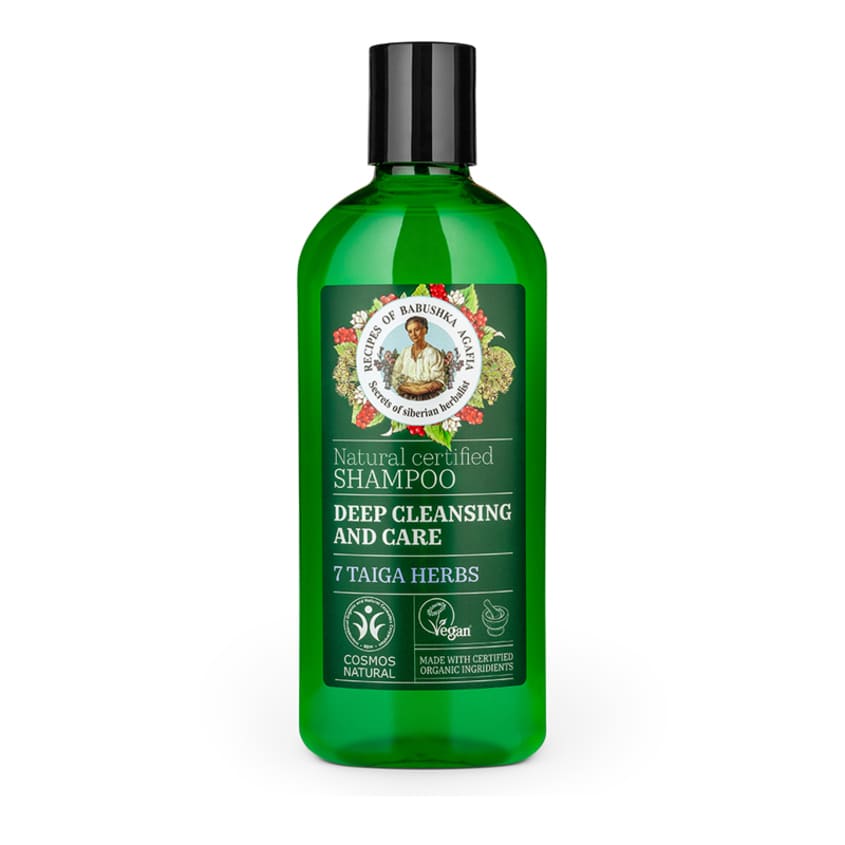 RETSEPTY BABUSHKI AGAFI Secrets of Siberian Herbalist Shampoo Deep Cleansing & Care