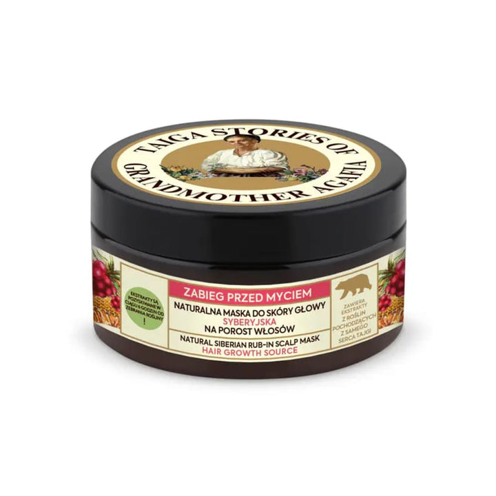 RETSEPTY BABUSHKI AGAFI Taiga Stories Natural Siberian Rub-In Scalp Mask
