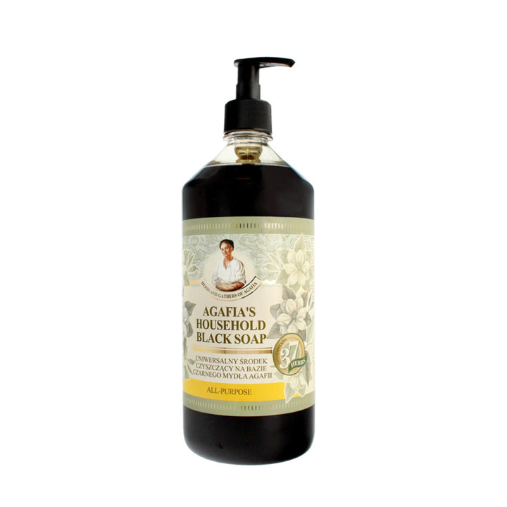 RETSEPTY BABUSHKI AGAFI Agafia' Household All-Purpose Black Soap Herbs &amp; Gathers