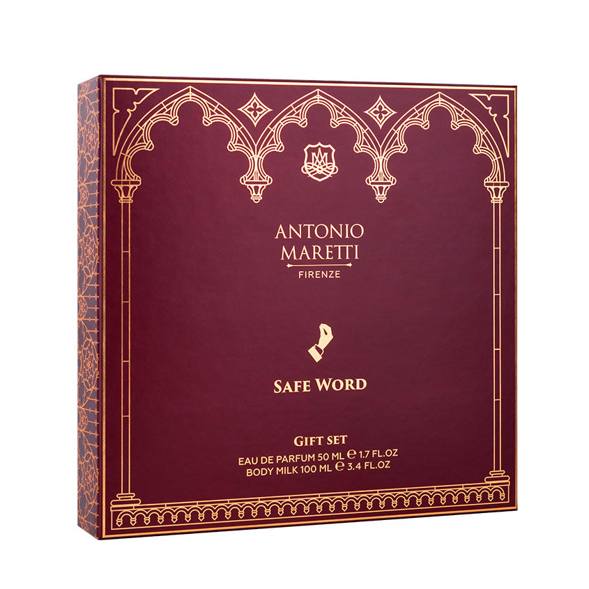 ANTONIO MARETTI Gift set Safe Word (Eau De Parfum 50 ml + body milk 100 ml) – online store