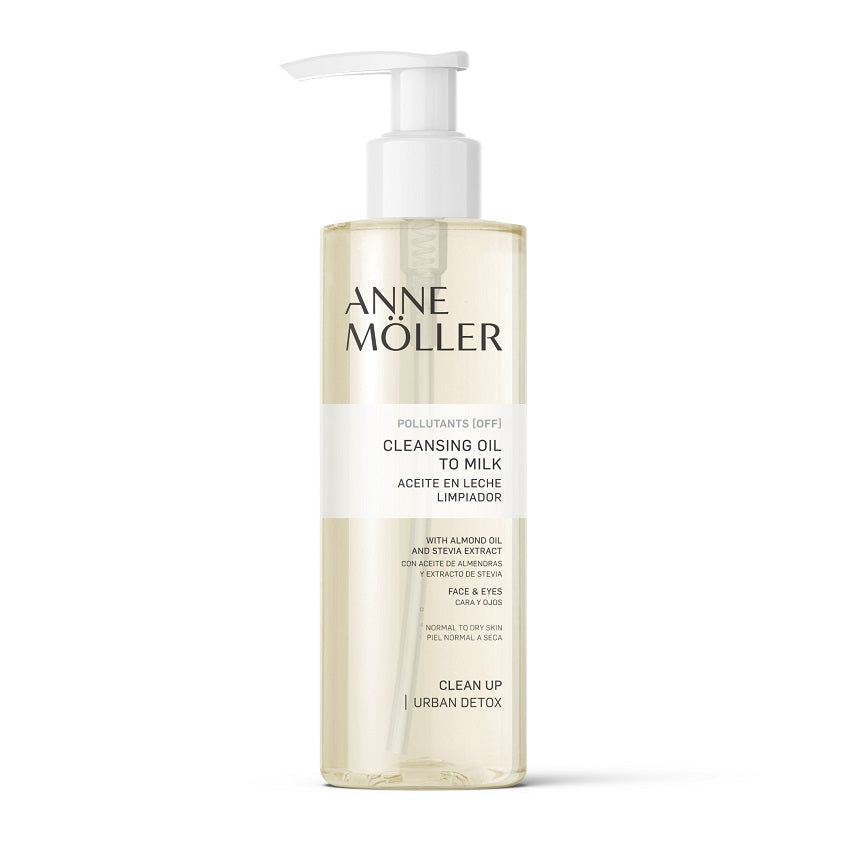 ANNE MOLLER CLEAN UP CLEANSING OIL TO MILK 200ML