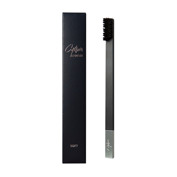 BLACK/SILVER SOFT TOOTHBRUSH