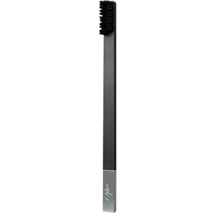 فرشاة أسنان ناعمة باللون الأسود والفضي من APRIORI