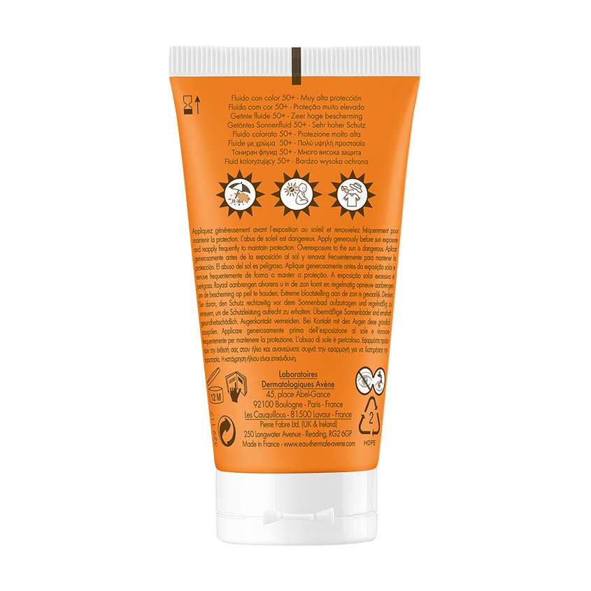 AVENE سائل ملون بعامل حماية من الشمس 50 – شراء أونلاين