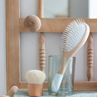 Wooden Hairbrush with Nylon Bristles