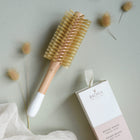 BACHCA ROUND WOODEN HAIR BRUSH - BOAR BRISTLES – buy online