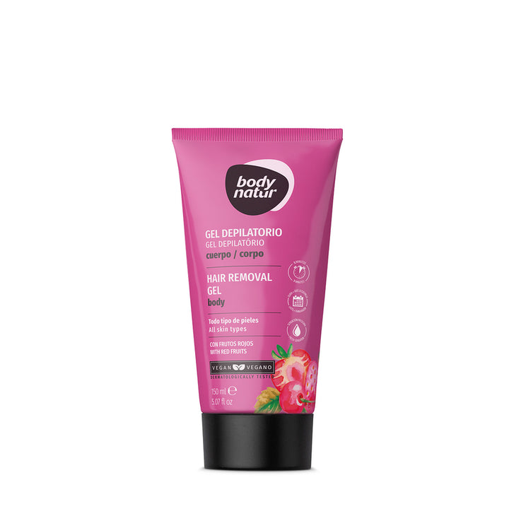 GEL HAIR REMOVAL BODY ALL SKIN TYPES WITH RED FRUITS 150 ML
