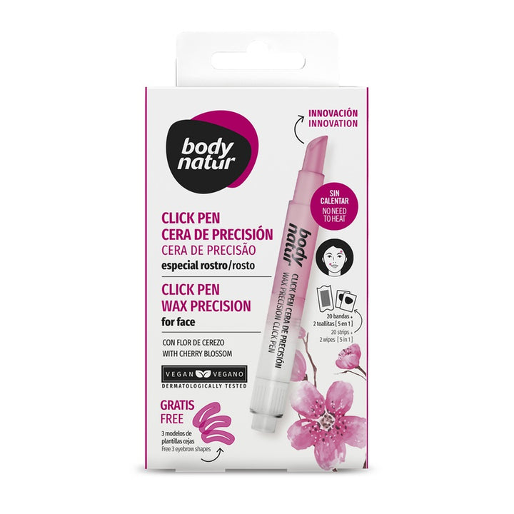 CLICK PEN WAX PREC. FACE CHERRY BLOSSOM 3,6 ML+ 20 STRIPS+ 2 WIPES