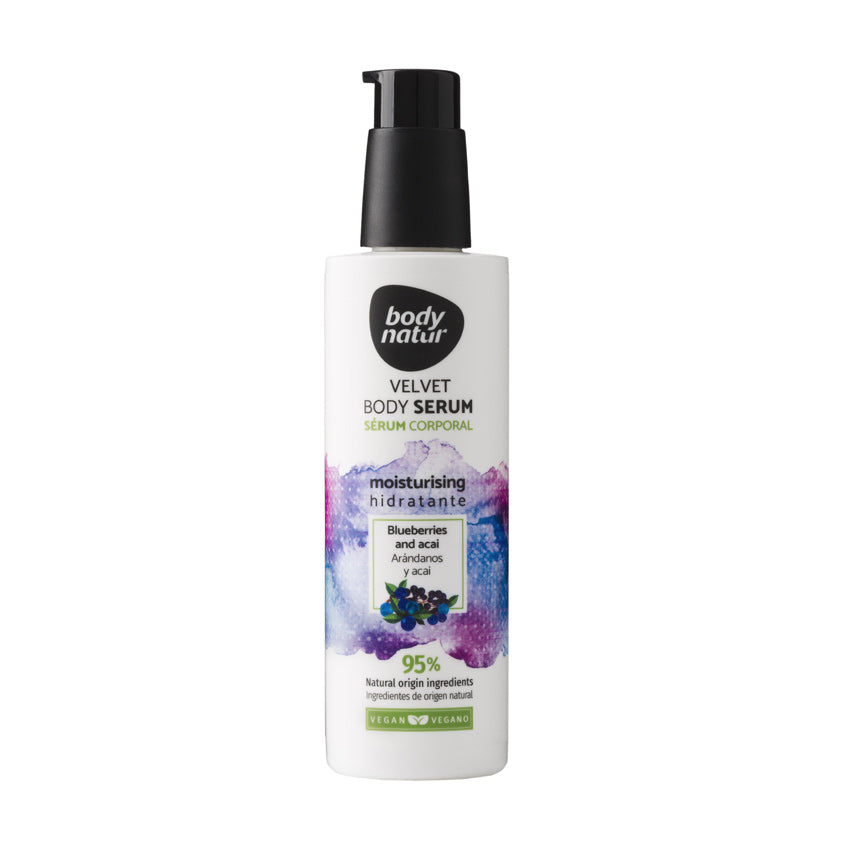 BODY NATUR VELVET BODY SERUM BLUEBERRIES AND ACAI 200ML