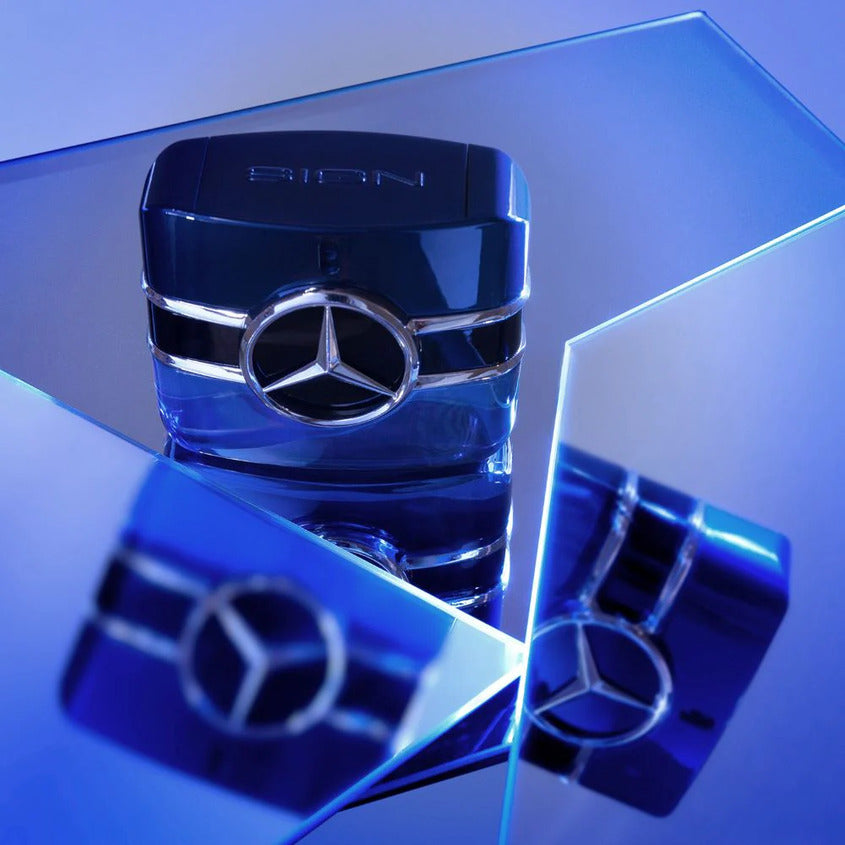 MERCEDES BENZ مرسيدس بنز ساين للرجال مجموعة هدايا 100 مل، إيو دو بارفوم، سبراي 100 مل + ستيك مزيل العرق 75 جرام – توصيل مجاني