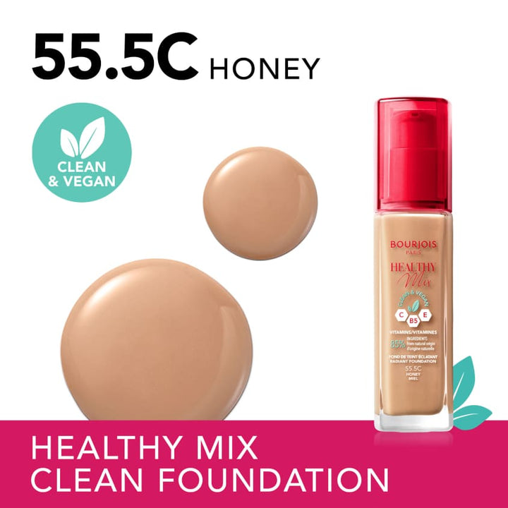 Healthy Mix Clean Foundation 55.5C Honey