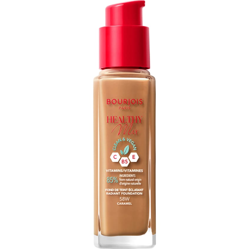 BOURJOIS Healthy Mix Clean Foundation 58W Caramel – online store