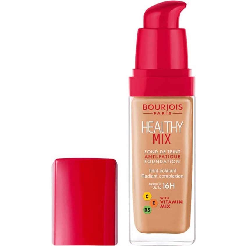 BOURJOIS بورجوا هيلثي ميكس كريم أساس مقاوم علامات الإجهاد، تان غامق 57 ، 30 مل