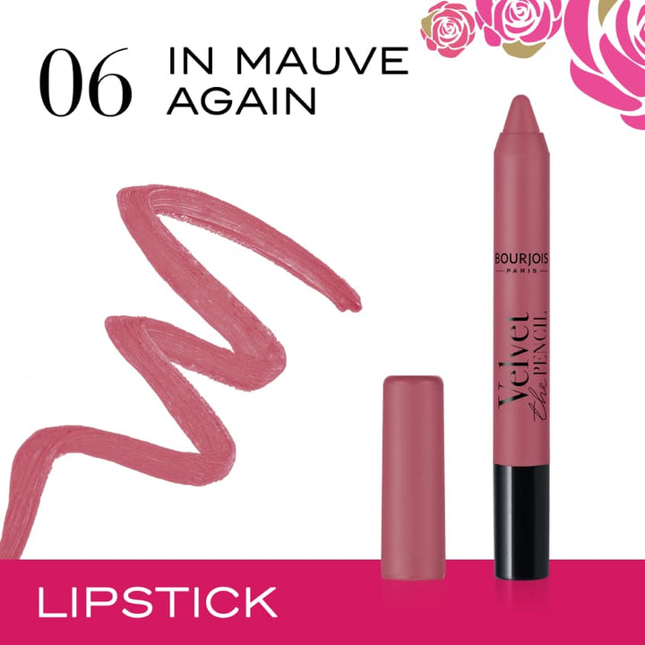 La Vie En Rose Rouge Velvet Pencil In Mauve Again 06