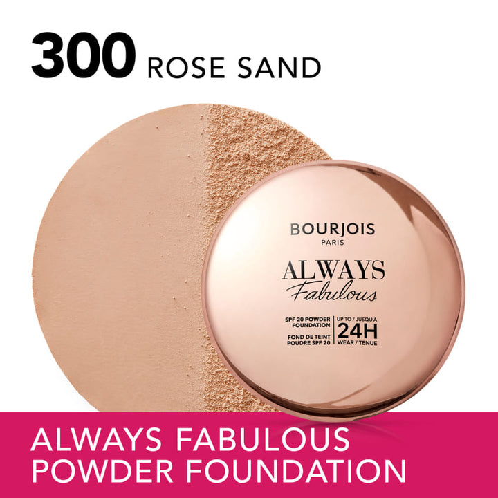 ALWAYS FABULOUS COMPACT FOUNDATION 300 ROSE SAND