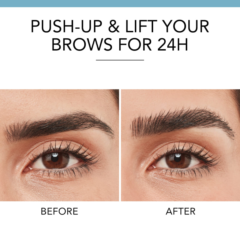 BROW WAX EFFECT LAMINATION BLACK BROWN