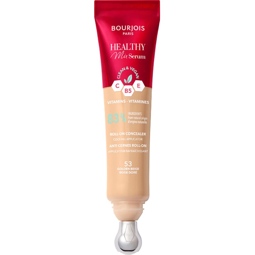 BOURJOIS بورجوا: كونسيلر سيروم رول أون هيلثي ميكس، 53 بيج ذهبي، 11 مل