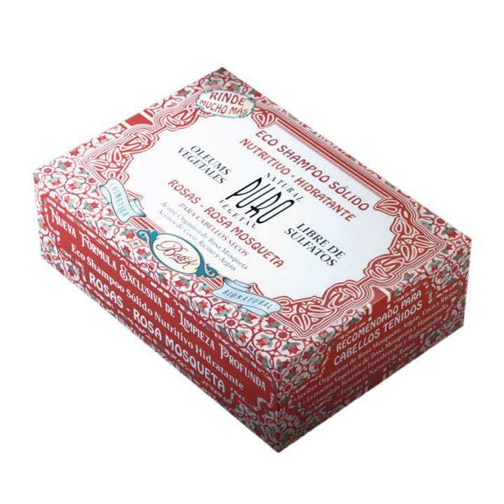 ECO SHAMPOO SÓLIDO ROSAS ROSA MOSQUETA 80G