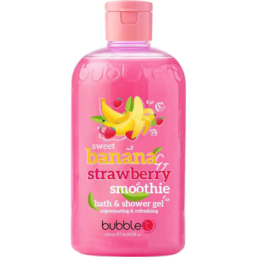 BUBBLE T جل الاستحمام بابل تي بنكهة الفراولة والموز