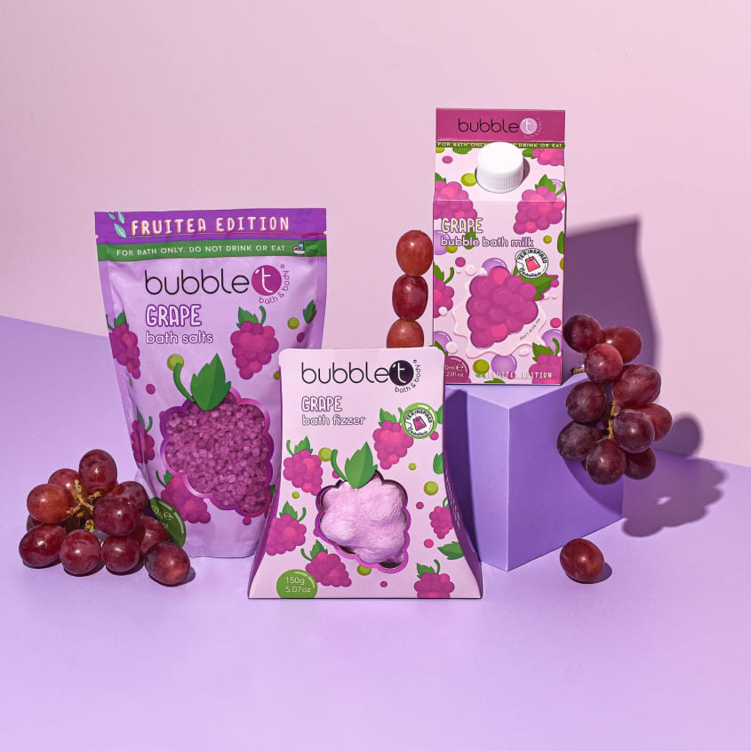 BUBBLE T Bath Fizzer Grape