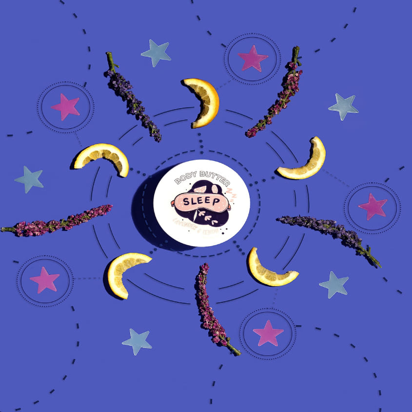 BUBBLE T Body Butter In Lavender And Lemon