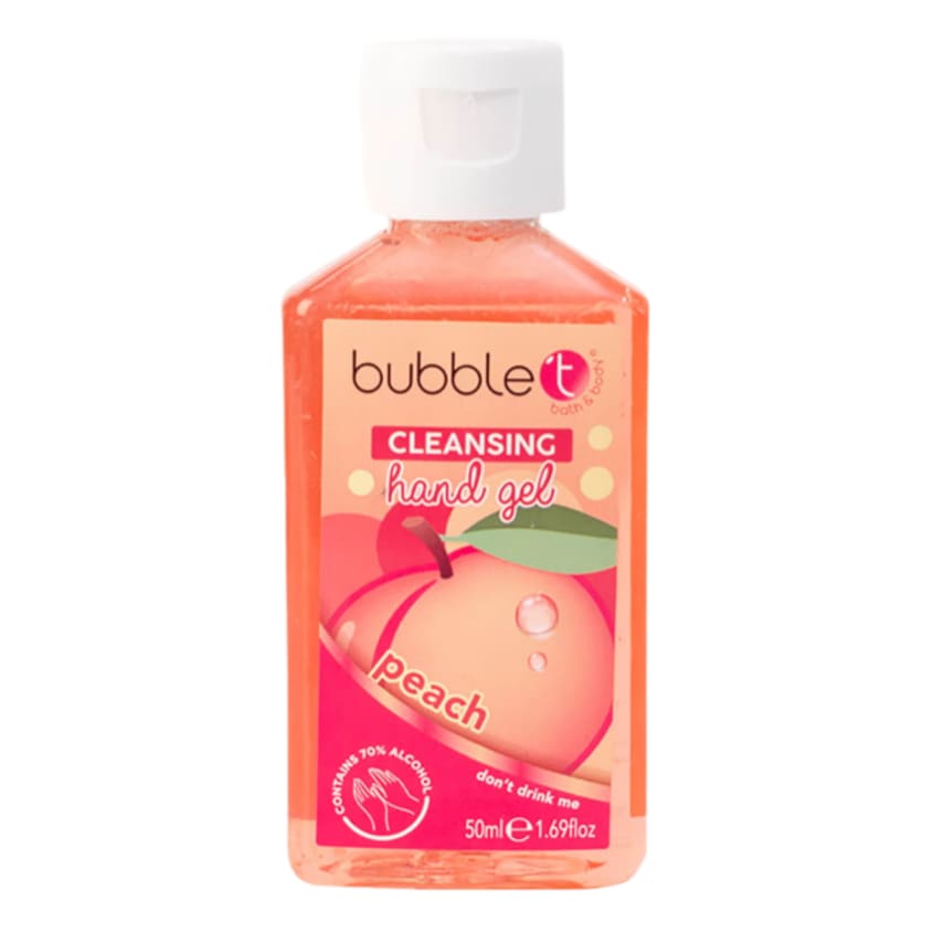 BUBBLE T Peach Hand Cleansing Gel