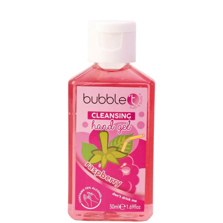 BUBBLE T Cleansing Hand Gel Raspberry