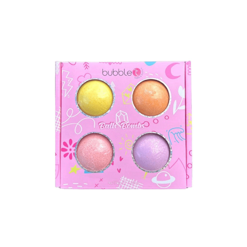 BUBBLE T Small Mixed Fruity Bath Bomb Gift Set