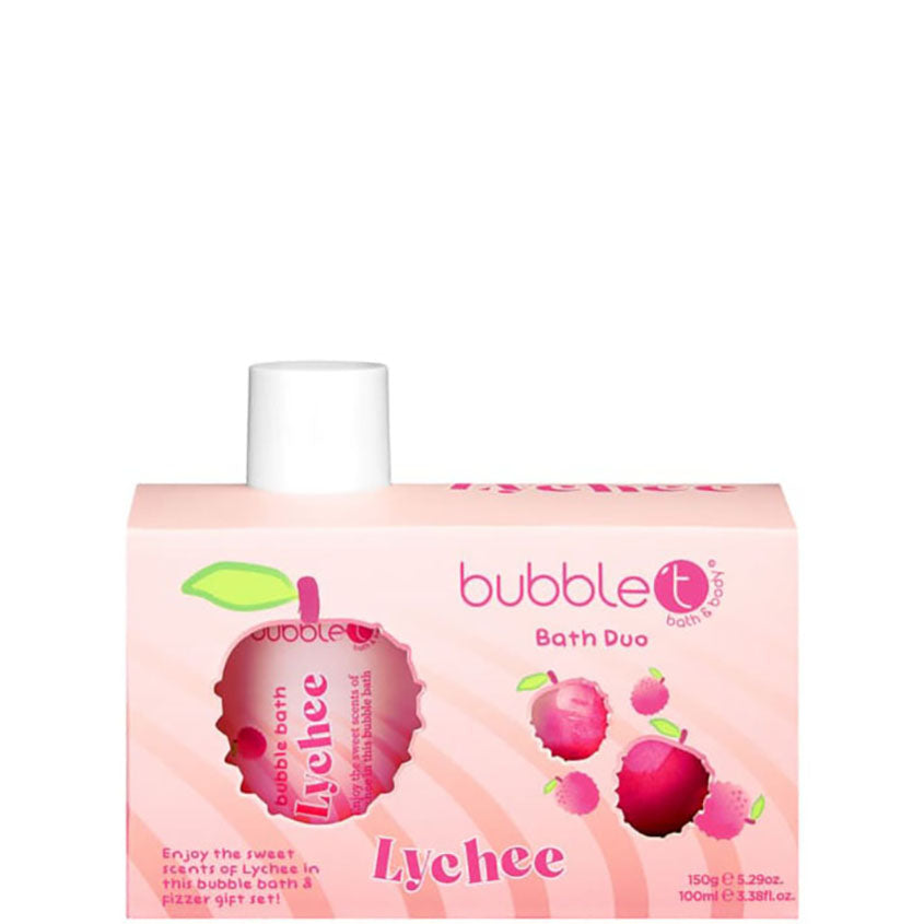 BUBBLE T TASTEA LYCHEE BATH DUO