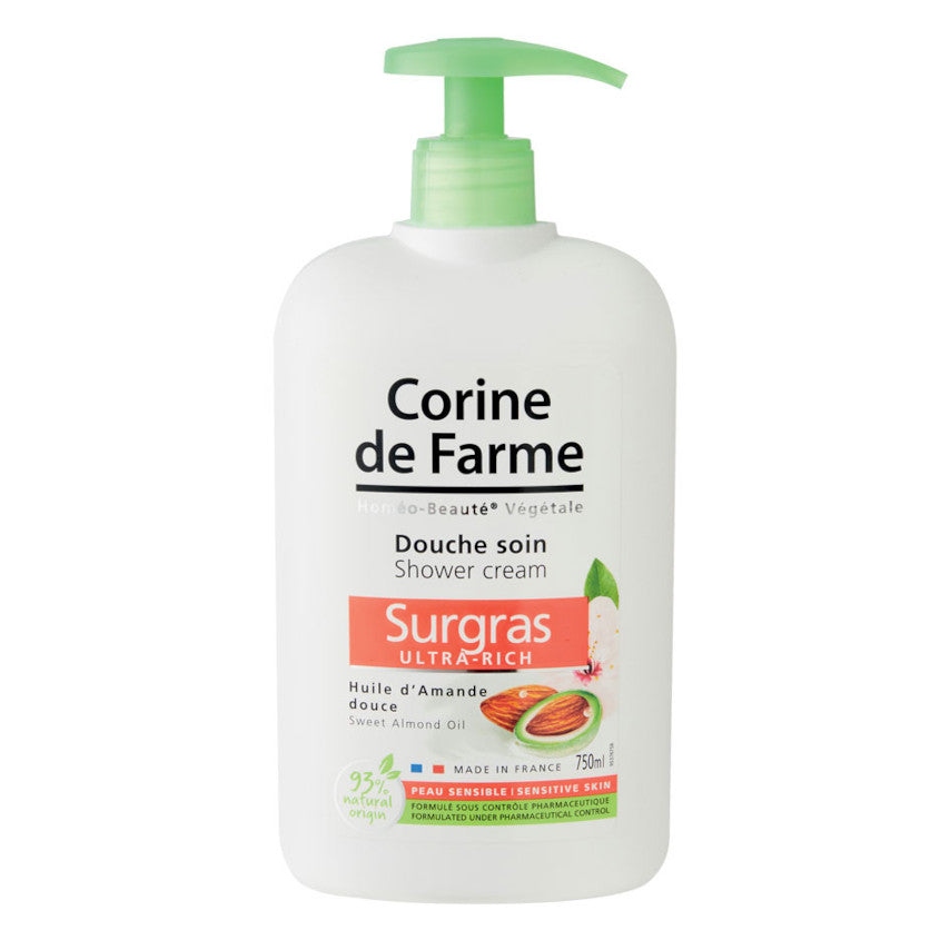 CORINE DE FARME SHOWER CREAM ULTRA-RICH_SWEET ALMOND OIL 750 ML