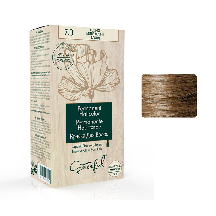 GRACEFUL PERMANENT HAIRCOLOR 7.0 BLONDE 130ML
