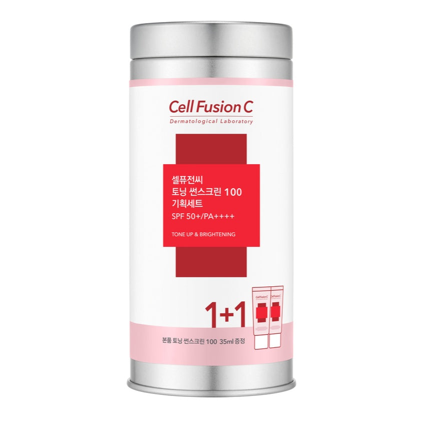 CELL FUSION C TONING SUNSCREEN 100 SPF50+/PA++++  35ML+35ML