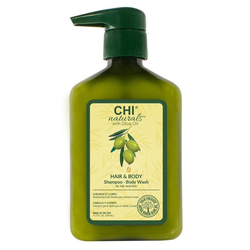 OLIVE NATURALS HAIR AND BODY SHAMPOO BODY WASH 340ML