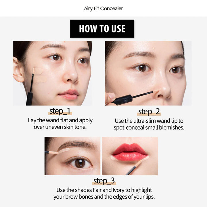 CLIO KILL COVER AIRY-FIT CONCEALER 3-BY LINEN 3g