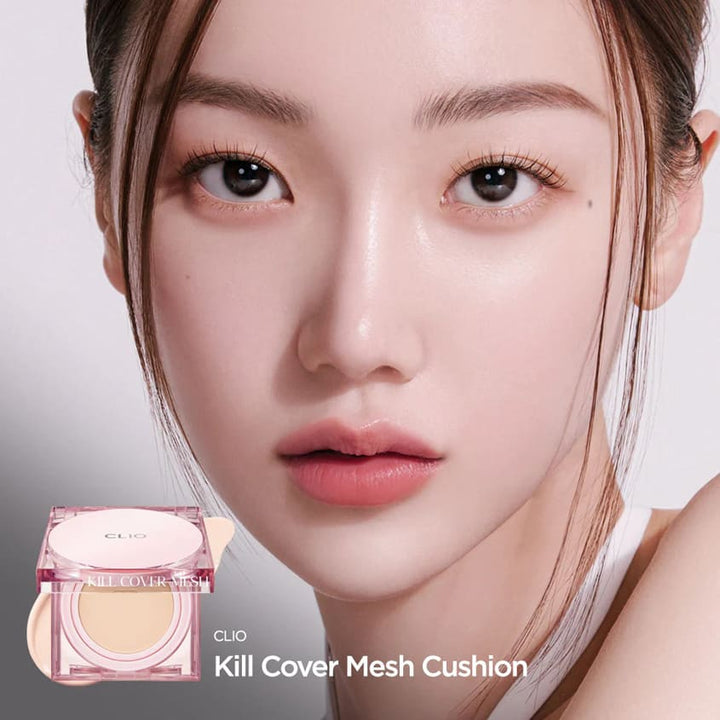 CLIO KILL COVER MESH GLOW CUSHION 3 LINEN  SPF50+ PA++++ 15gX2