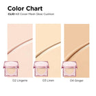 CLIO KILL COVER MESH GLOW CUSHION 3 LINEN  SPF50+ PA++++ 15gX2