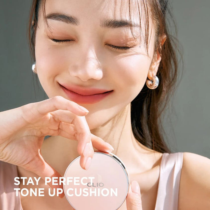 CLIO STAY PERFECT TONE UP CUSHION SPF 50+ PA++++ 12gX2
