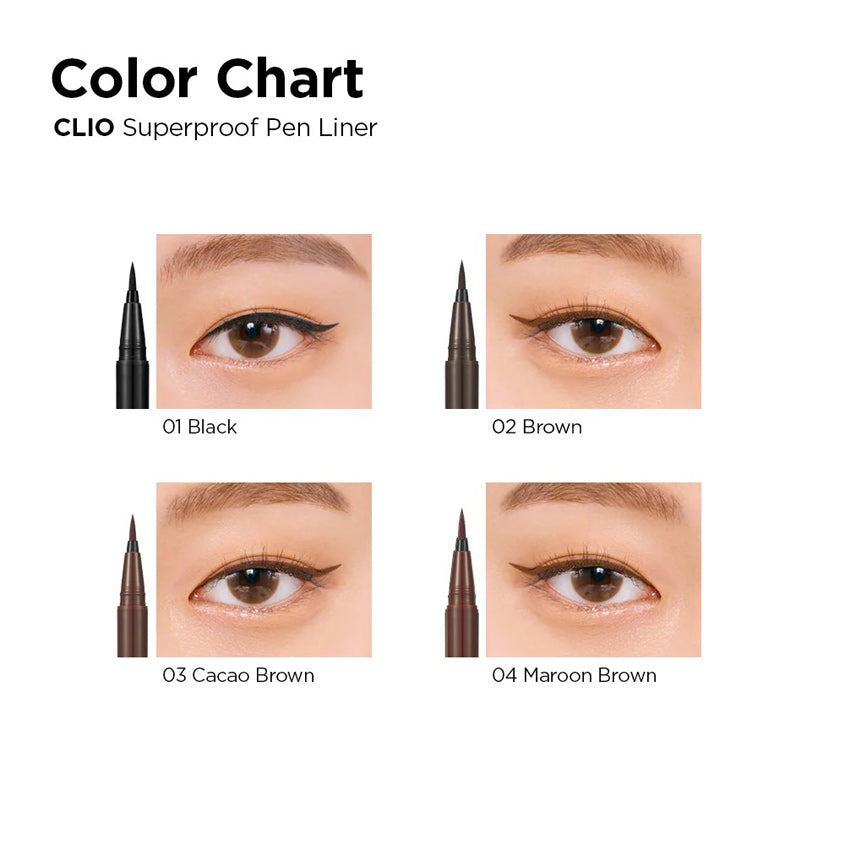CLIO SUPERPROOF PEN LINER KILL BLACK 001 BLACK 0,55ml