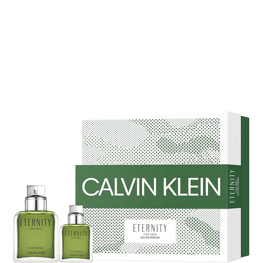 CALVIN KLEIN كالڤن كلاين إيتيرنيتي للرجال مجموعة هدايا، إيو دو بارفوم، سبراي 100 مل + 30 مل