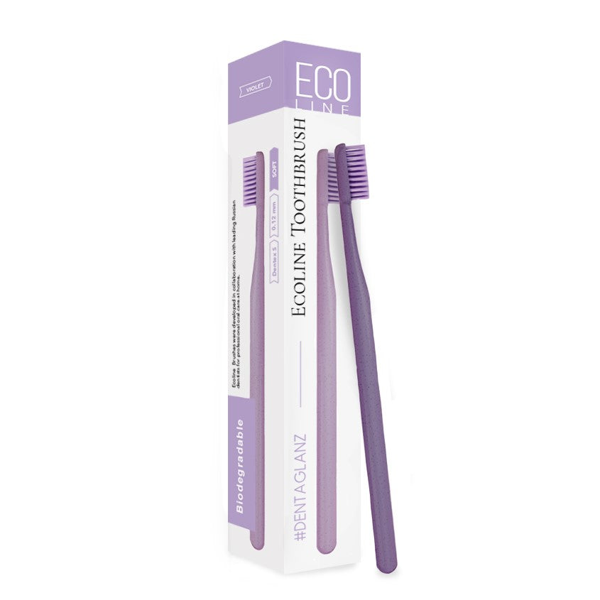 #DENTAGLANZ Toothbrush Ecoline VIOLET, 1 pc – buy online