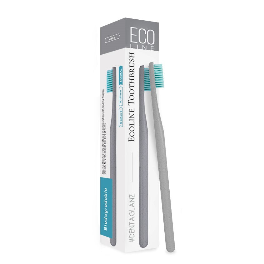 #DENTAGLANZ Toothbrush Ecoline GREY, 1 pc – buy online