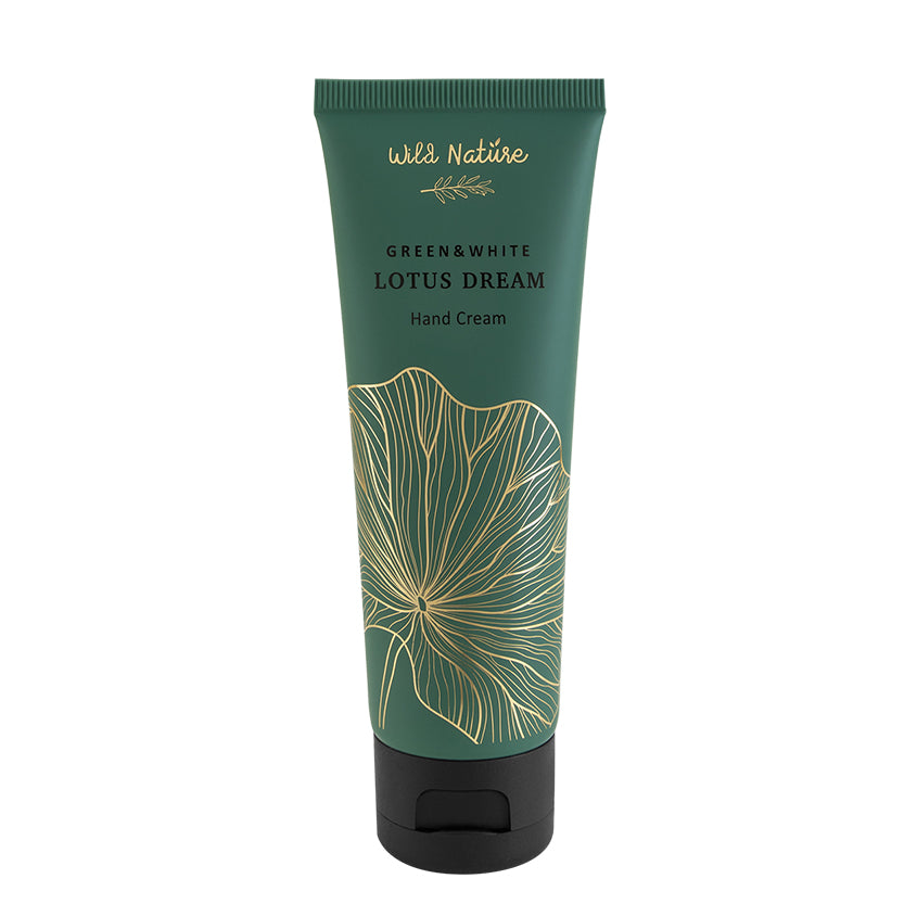 WILD NATURE GREEN & WHITE LOTUS DREAM HAND CREAM, 75 ml