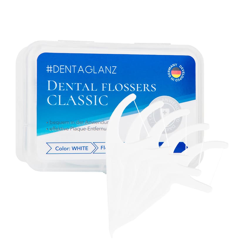 #DENTAGLANZ DENTAL FLOSSERS CLASSIC, 50 pc. – online store
