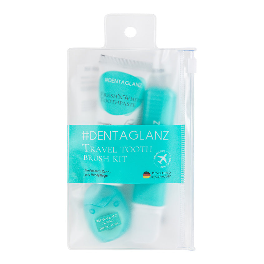 #DENTAGLANZ Travel tooth brush kit (toothpaste, toothbrush & dental floss), 1 pc. – buy online